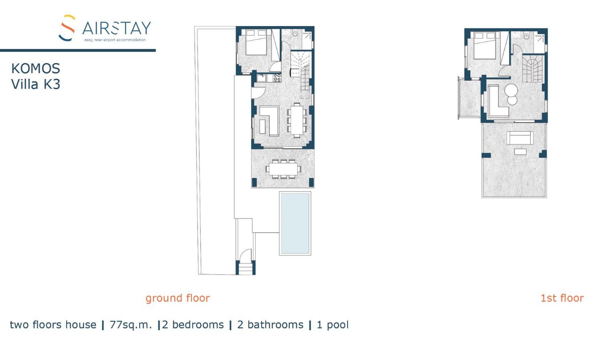 ארטמידה Komos Villas Airport By Airstay מראה חיצוני תמונה
