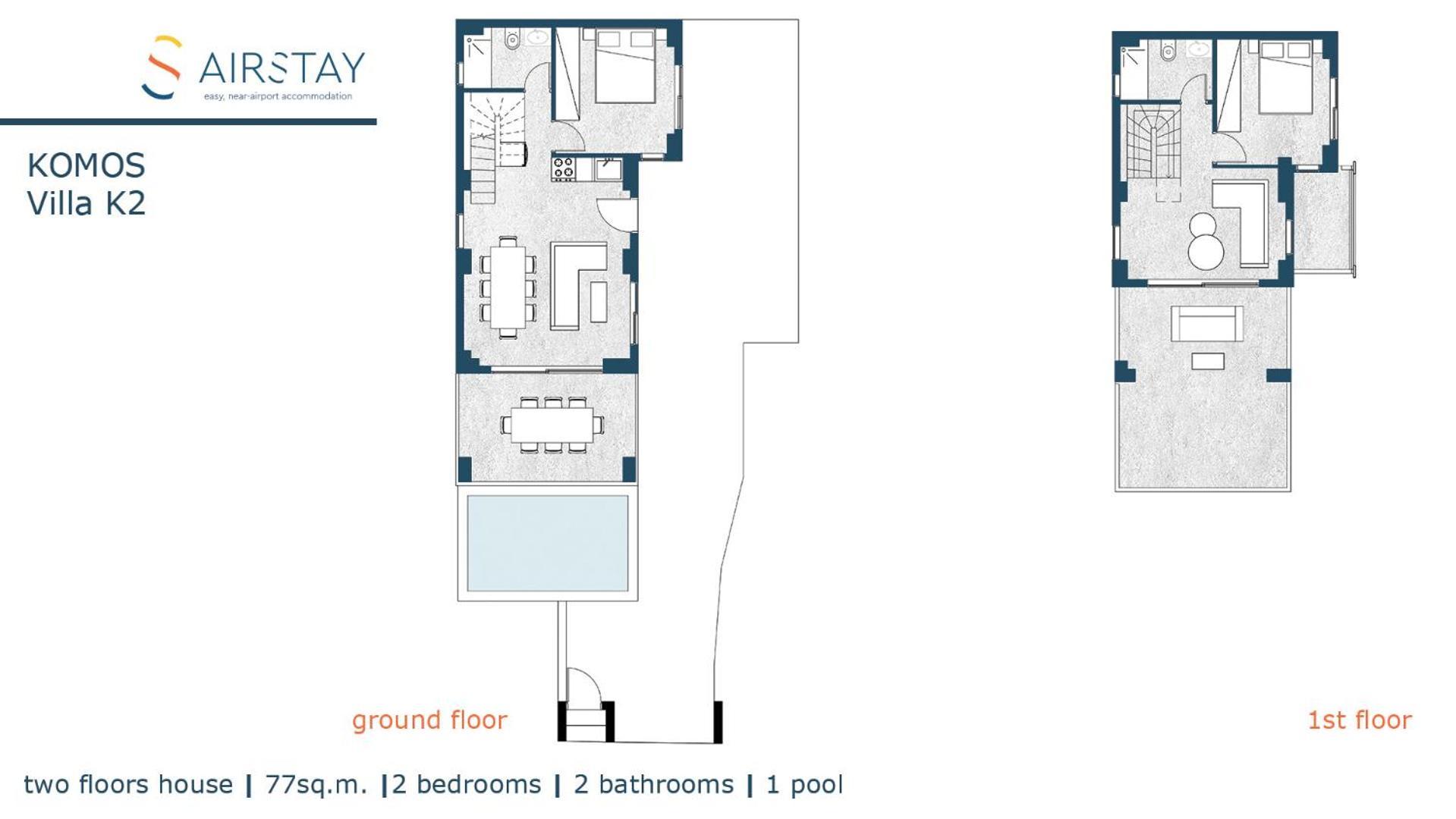 ארטמידה Komos Villas Airport By Airstay מראה חיצוני תמונה